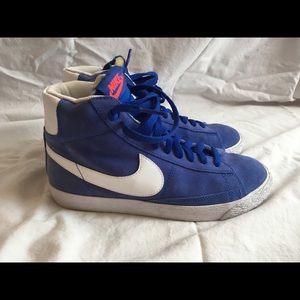 Blue Nike Blazers